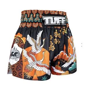 TUFF Muay Thai Shorts Boxing Shorts MMA Trunks Kickboxing Training Gym Shorts M